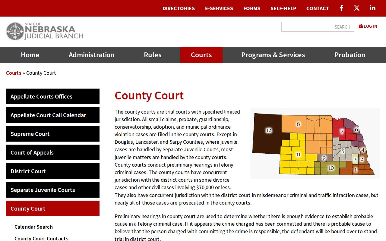 Morrill County warrant lookup county court jurisdiction